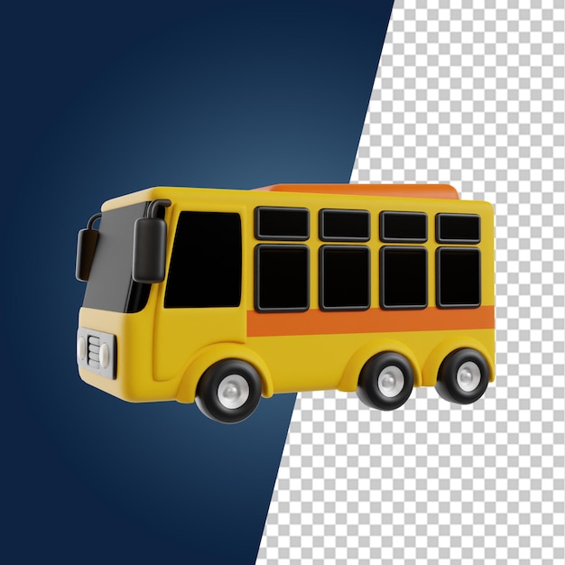 PSD vehicle 3d icons render clipart
