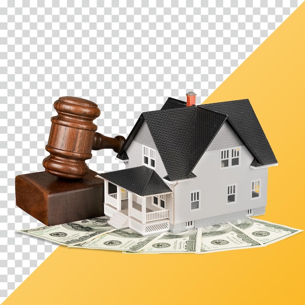 Veilinghuis voor onroerend goed op geld
