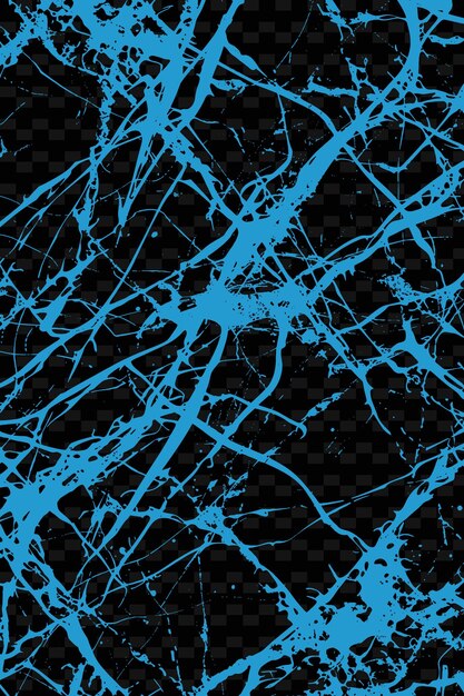 Veined Patterns Texture met Random Scattered en Sparse op PNG Creatieve Overlay achtergronddecoratie