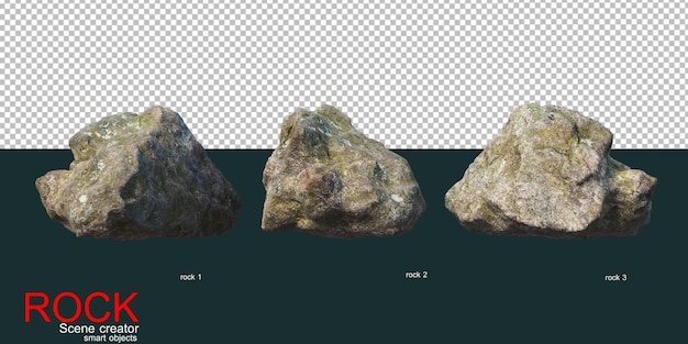Vele vormen van stenen