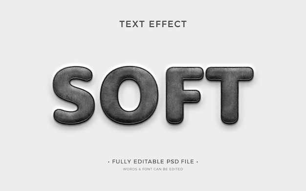 PSD velvet texture text effect