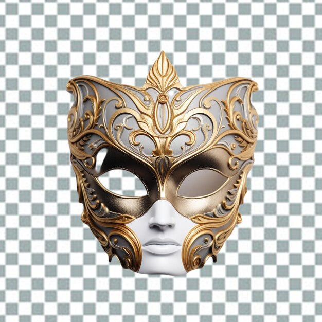 PSD maschera di carnevale veneziana isolata png