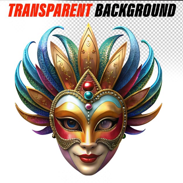 PSD venetian mask