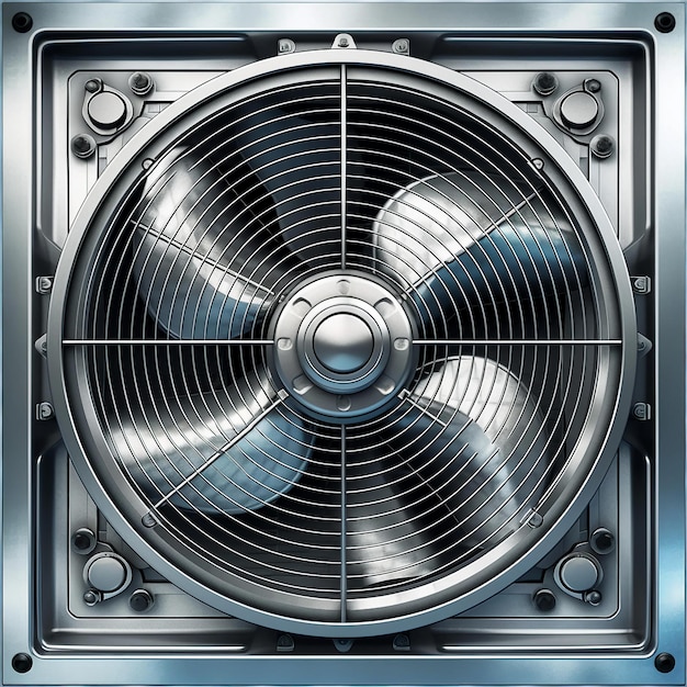 Ventilation fan isolated object transparent background
