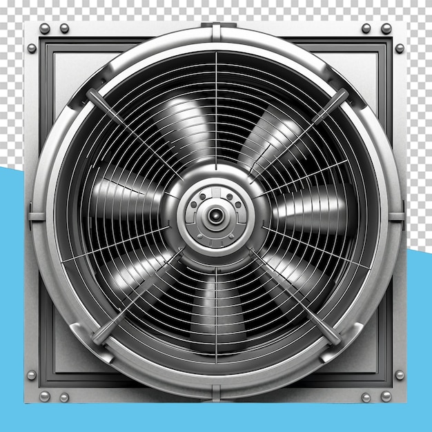 PSD ventilation fan isolated object transparent background