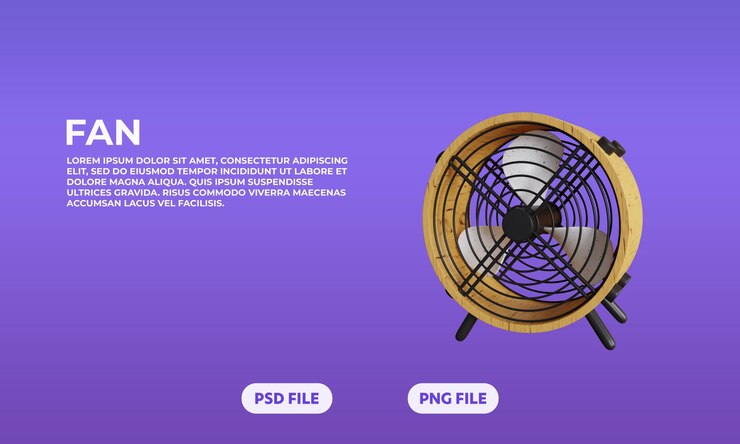 PSD ventilator 3d-pictogram