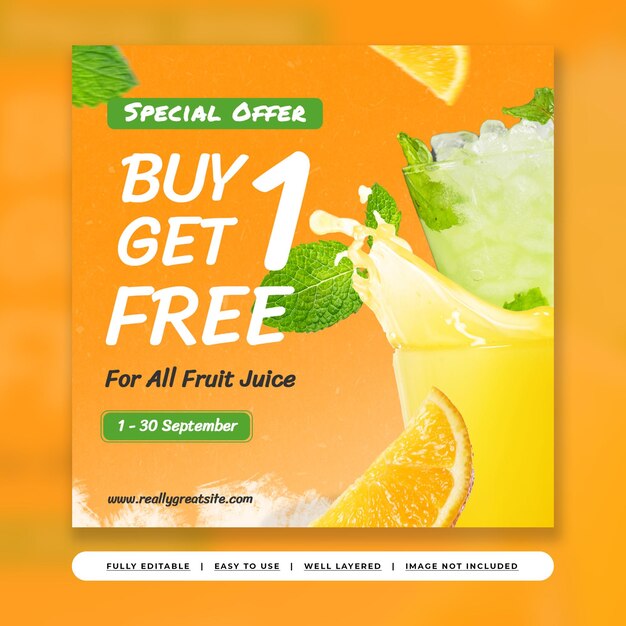 Verfrissende Sensation Tropical Juice Bar Instagram Post