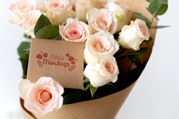 Verjaardagsbloemen met kaartmodel assortiment