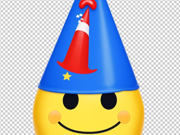 Verjaardagsfeestje emoji vieren emoticon hoed