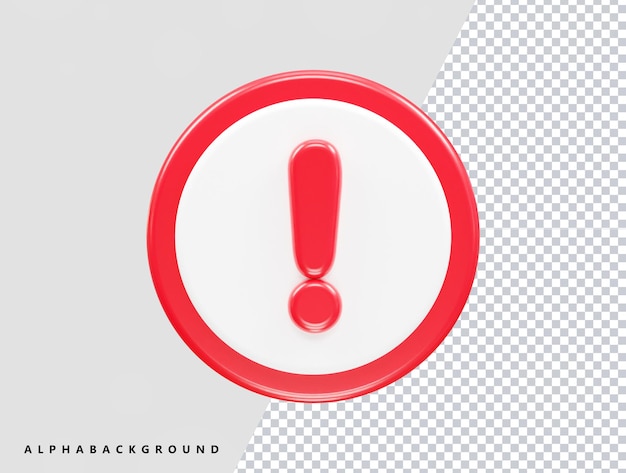 Verkeerde pictogram 3d render illustratie vector