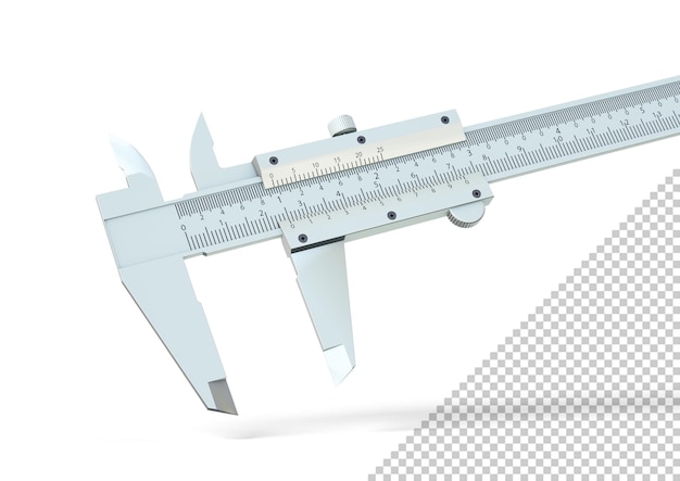 Vernier remklauw mockup