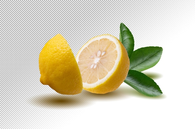 Vers citroenfruit geïsoleerd