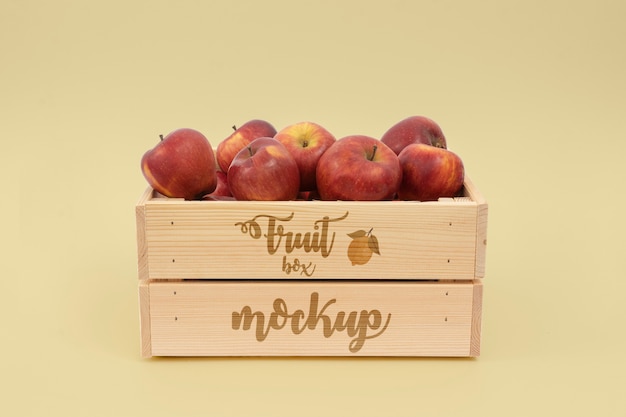 PSD vers fruitdoos mockup-ontwerp