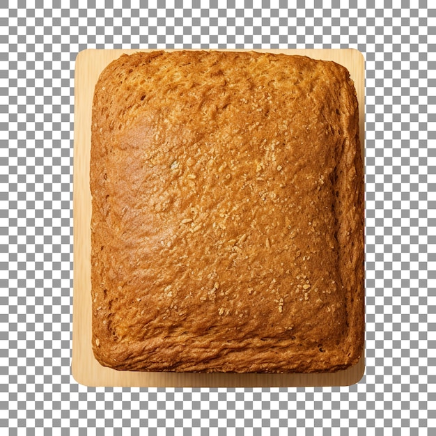 Vers gebakken brood brood geïsoleerd op transparante achtergrond