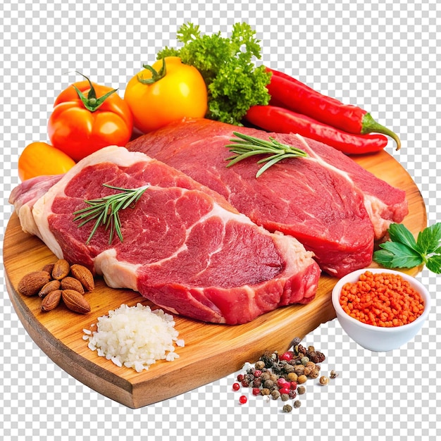 Vers vlees png geïsoleerd op doorzichtige achtergrond