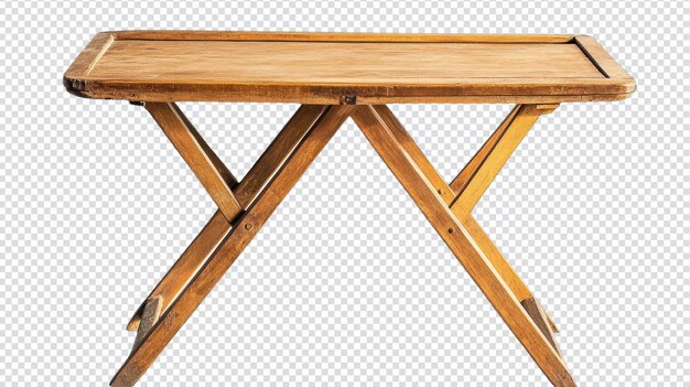 Versatile Folding Table Isolated on a transparent Background for Home and Office Use Perfect for Compact Spaces and Events