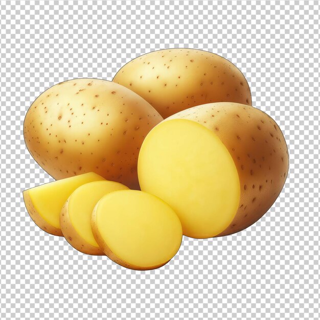 PSD clipart versatile di patate