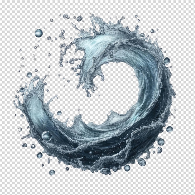 PSD versatile water splash png