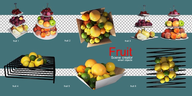 PSD verscheidenheid van vruchten