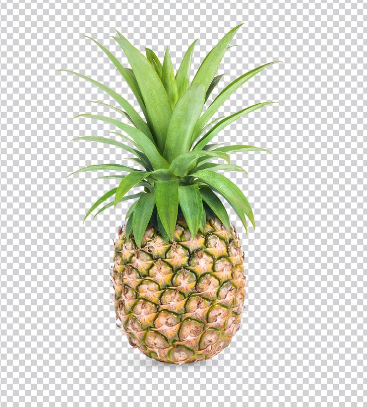 Verse ananas geïsoleerd Premium Psd