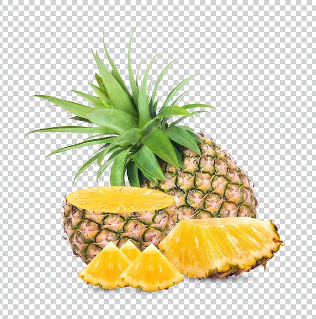 Verse ananas geïsoleerd