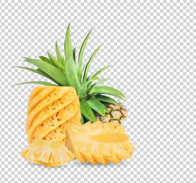 PSD verse ananas geïsoleerd