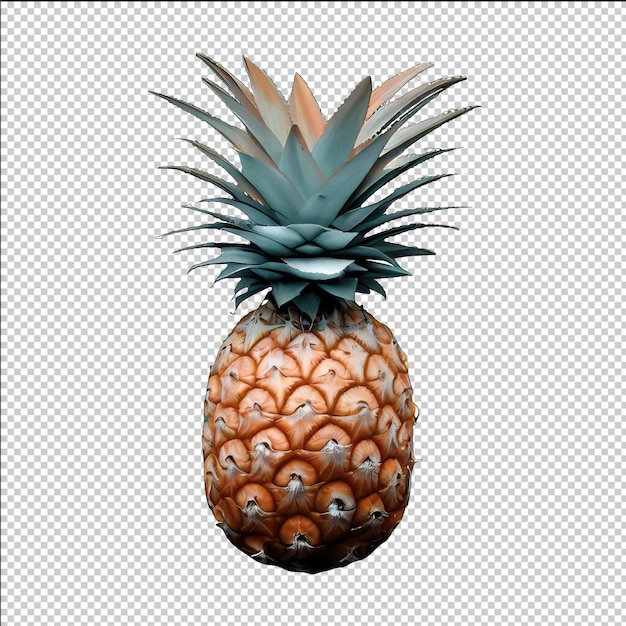 PSD verse ananas met transparante achtergrond