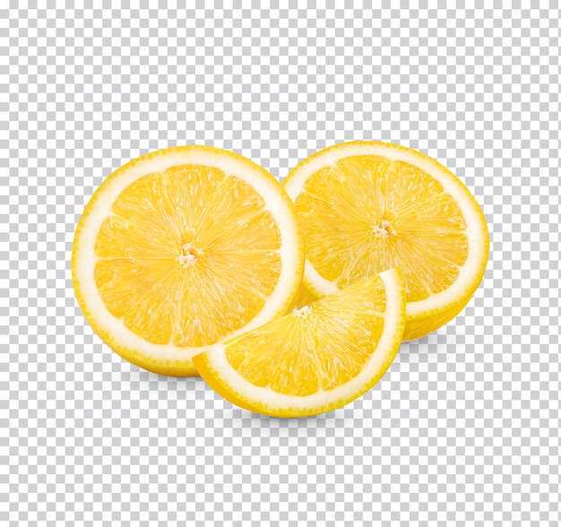 Verse citroen geïsoleerd Premium psd