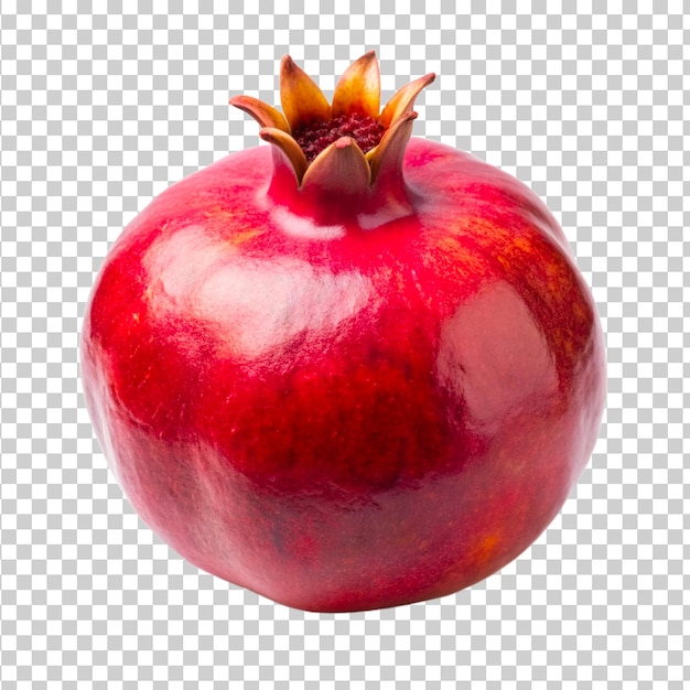 Verse granaatappel realistisch geïsoleerd op witte achtergrond