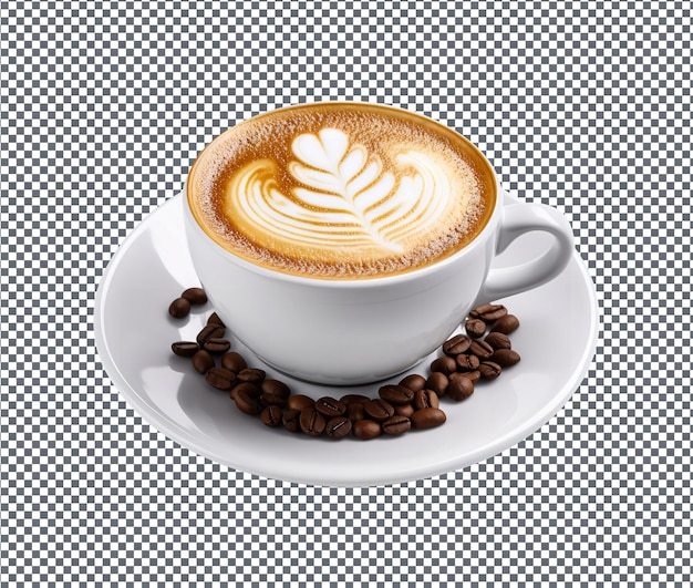 Verse koffie geïsoleerd op witte achtergrond