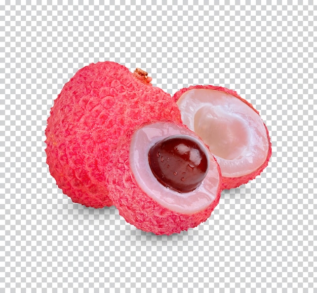 Verse lychee geïsoleerd premium psd