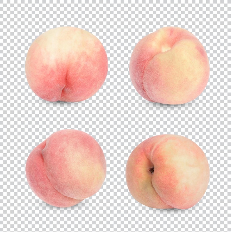 Verse perzik geïsoleerd Permium PSD