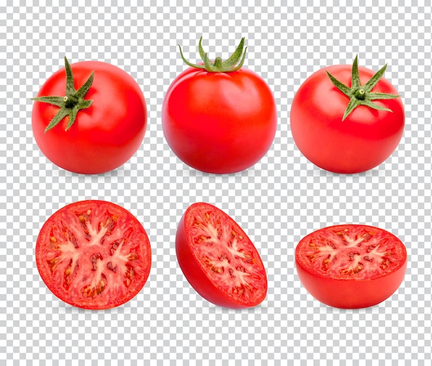 Verse tomaten geïsoleerd premium psd