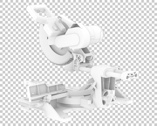 PSD verstekzaag geïsoleerd op transparante achtergrond 3d-rendering illustratie