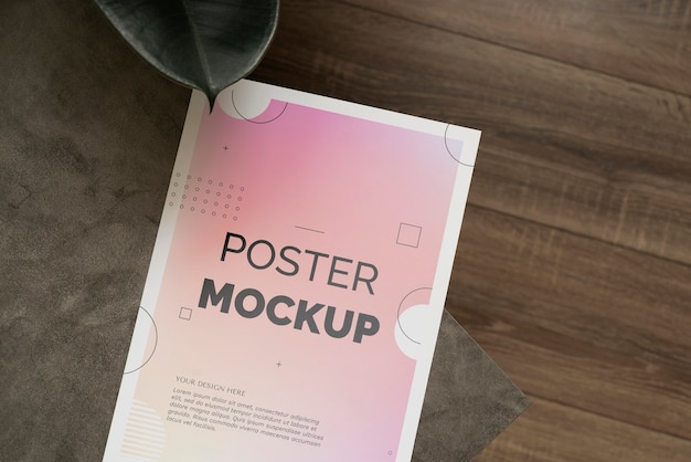 PSD verticaal postermodel