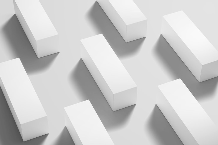 PSD vertical box mockup