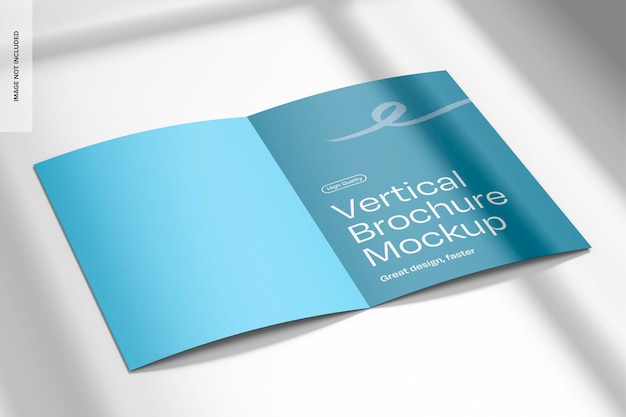 PSD vertical brochure mockup