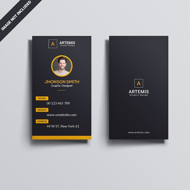 Vertical Business Card