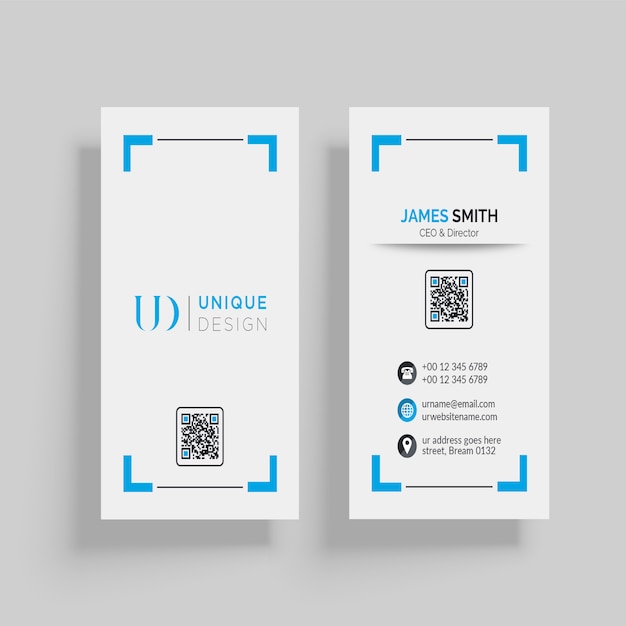 Vertical Business Card