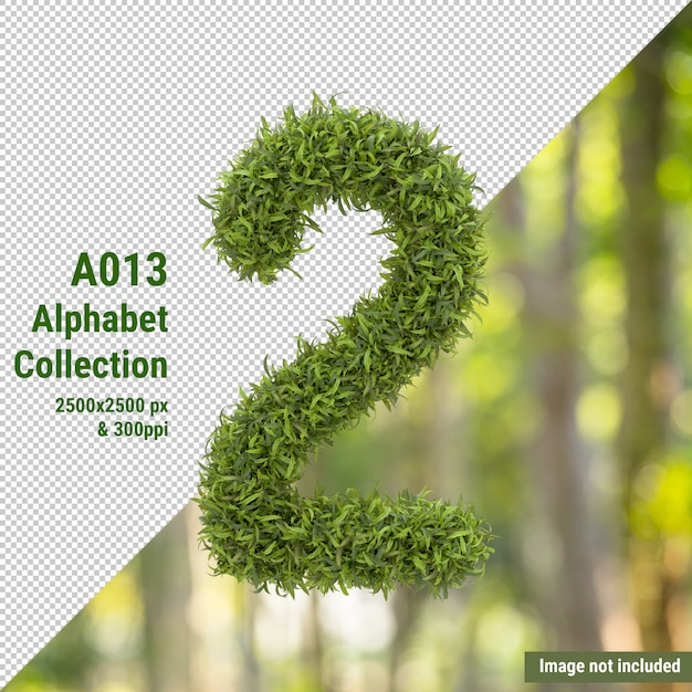 Vertical number of garden tree