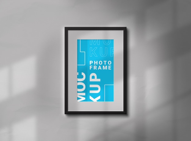 Vertical photo frame mockups design