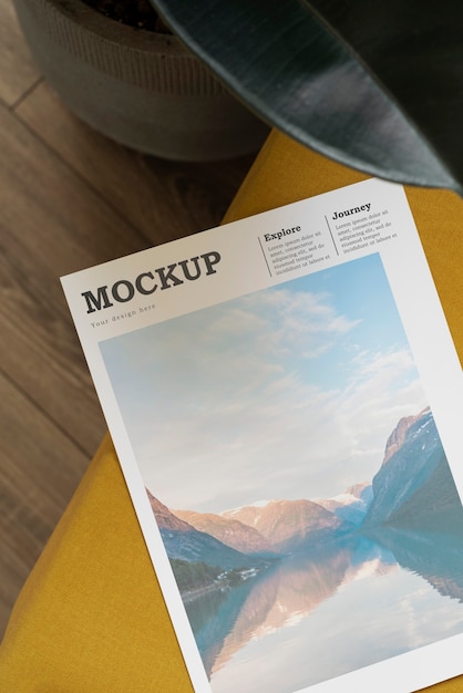 Design mockup poster verticale