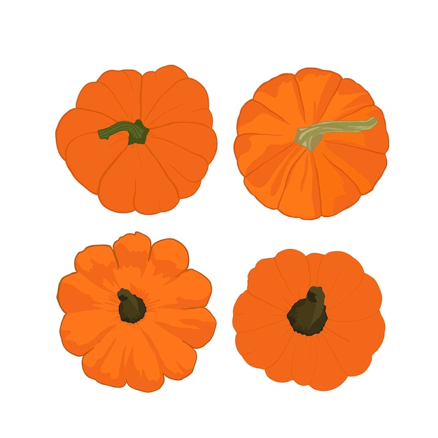 Verzameling van Halloween-pompoen
