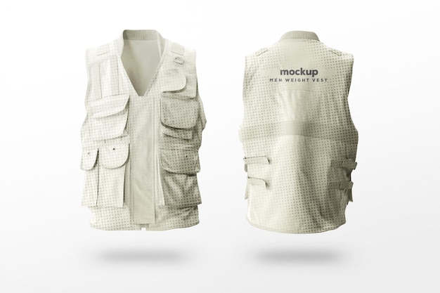 PSD sfondo modificabile del modello psd di mockup di gilet