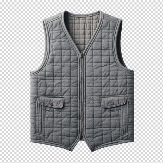 Vest with a pocket that says vest on it