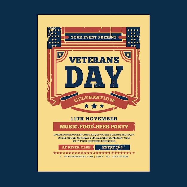 PSD veteranendag flyer