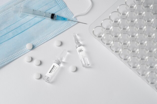 PSD vial packaging science approach mockup