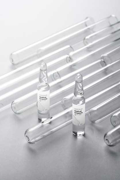 PSD vial packaging science approach mockup