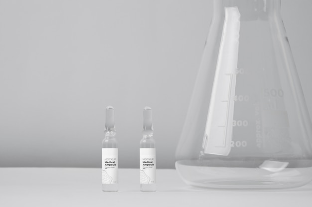 PSD vial packaging science approach mockup