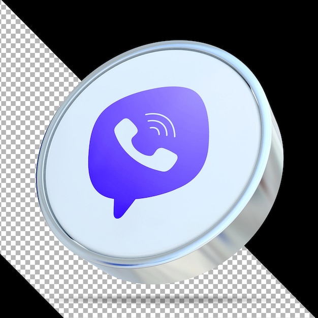 PSD 3d стили социальных сетей viber